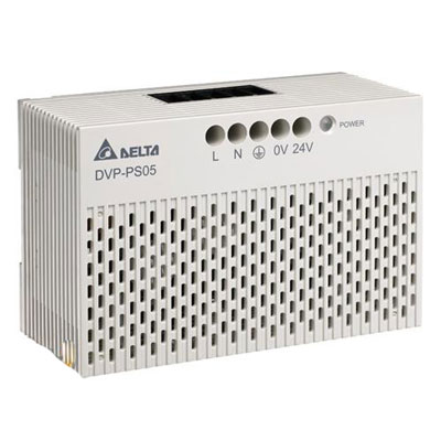 منبع تغذیه 24 ولت 5 آمپر دلتا VDP-PS05 یکی دیگر از محصولات Power Supply دلتا است که با ولتاژ خروجی 24VDC و جریان خروجی 5 آمپر را فراهم میکند شیوه نصب این منبع تغذیه به شیوه DIN Rail می باشد، منبع تغذیه به جهت تبدیل یک ولتاژ به ولتاژ دیگر مورد استفاده قرار می گیرد، این تبدیل می تواند تبدیل ولتاژ AC به AC و یا AC به DC باشد. در واقع اساس استفاده از این قطعه بسته به نیاز کاربر دارد. در بحث اتوماسیون برای اینکه بتوانیم تجهیزات مورد استفاده را راه اندازی کنیم نیاز داریم که از Power supply استفاده کنیم.