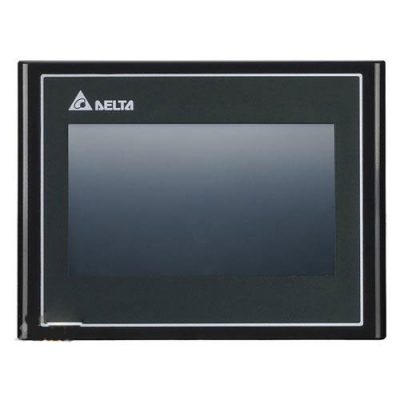 نوع صفحه نمایش HMI اندازه صفحه نمایش 4.3 اینچ نوع پورت USB قابلیت اتصال حافظه خارجی دارد براساس برند HMI HMI Delta – دلتا ابعاد پنل 37.1×103×137میلی متر ابعاد برش درب تابلو 92.8×118.8 میلی متر تعداد پورت ETHERNET فاقد پورت اترنت پورت USB 1 USB slave Ver 2.0; 1 USB host Ver 2.0 دقت نمایش 4.3 اینچ ROM 256MB نمایشگر LED backlight حافظه داخلی 256MB ولتاژ تغذیه ورودی 24VDC درجه حفاظت (IP) (IP65 / NEMA4 / UL TYPE 4X (indoor use only دما و رطوبت مجاز ℃Operation Temperature: 0℃ ~ 50℃Storage Temperature: -20℃ ~ 60 شرکت سازنده دلتا کشور سازنده چین پردازنده مرکزی (ARM Cortex-A8 (800 MHz پورت سریال (COM1) RS-232 (supporting flow control) / RS-485 پورت سریال (COM2) RS-422 / RS-485