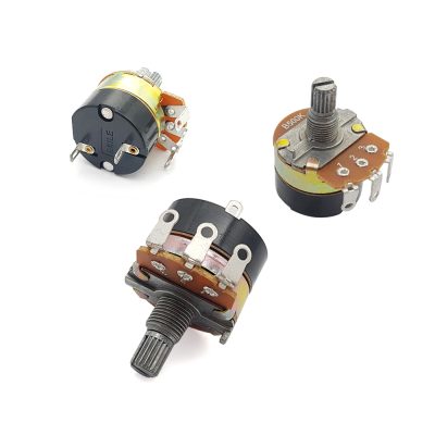 کلید ولوم ته بزرگ دسته کوتاه WH138 500K